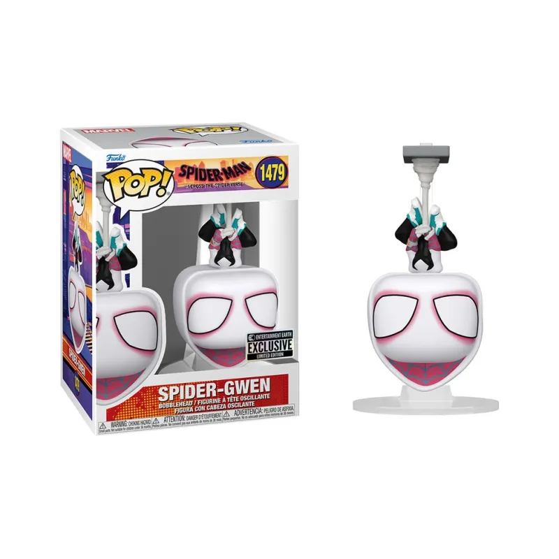 Funko Spider Man  Across The Spider Verse Gwen Stacy Hanging Upside Down Chibi Figures-2