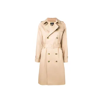 A.P.C Trench Coats Women's Brown