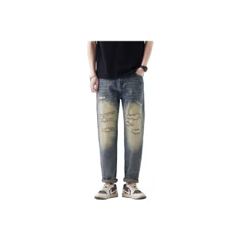 BENGEN Jeans Unisex Vintage Blue