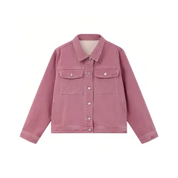 MADALLO Denim Jacket Women's Rose Red