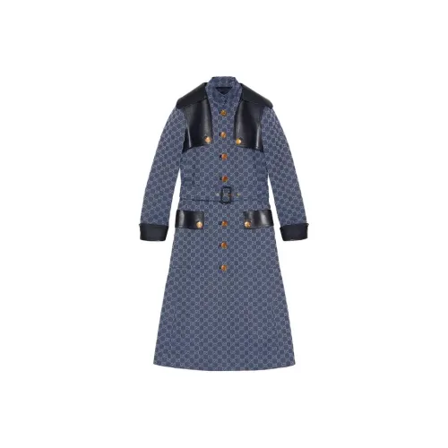 GUCCI SS23 Denim Jacket Women's Blue