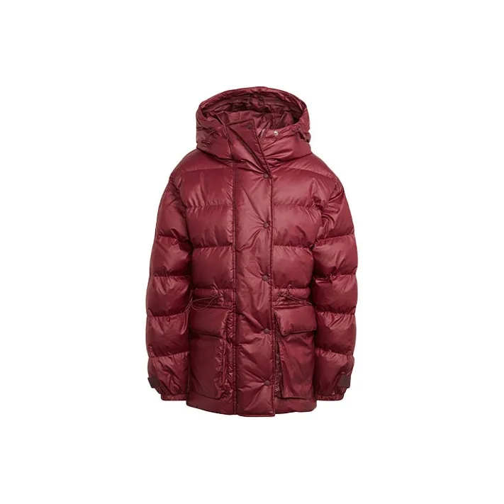 Stella Mccartney X Adidas Puffer Jackets Women's Dark Reddish Purple-0