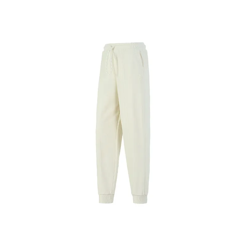 PUMA Knitted Sweatpants Women's Ecru-0