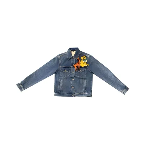 GUCCI Denim Jacket Women's Blue