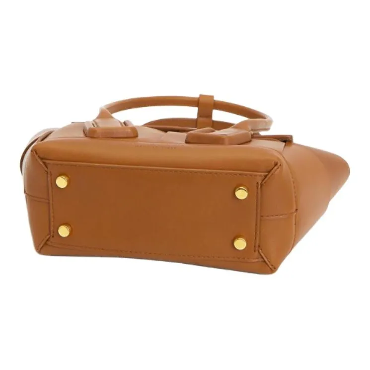 Bottega Veneta Leather Handbag Women's Brown-3