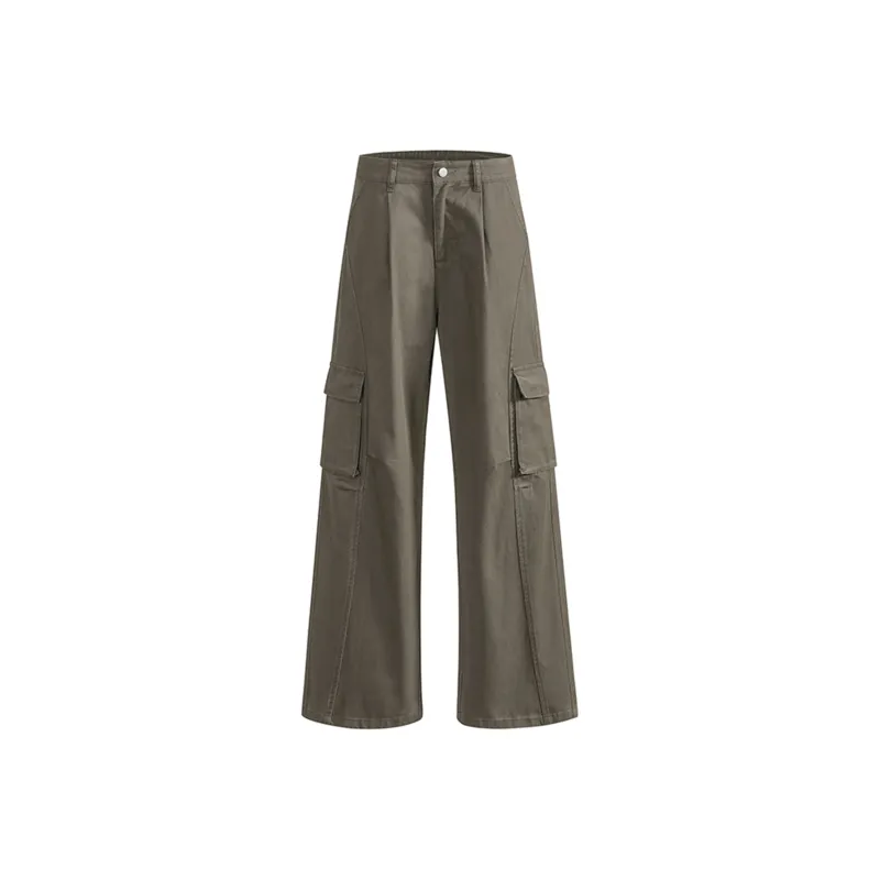 Wen Shan Casual Pants Women's Dark Wheat-3