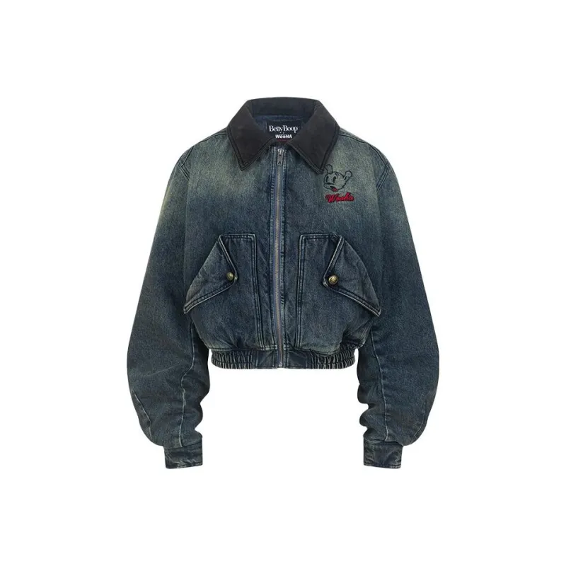 WooHa Denim Jacket Women's Denim Blue-0