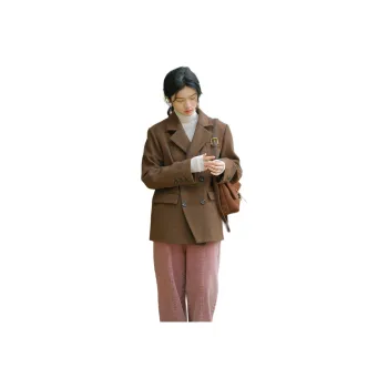 BLUEerror Business Suit Women's Vintage Brown