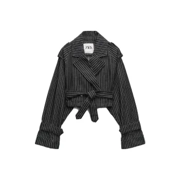 ZARA Trench Coats Women's Brown