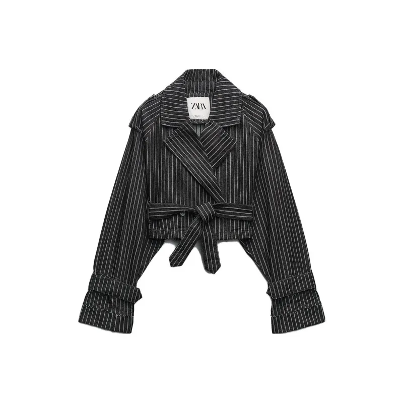 ZARA Trench Coats Women's Brown-0