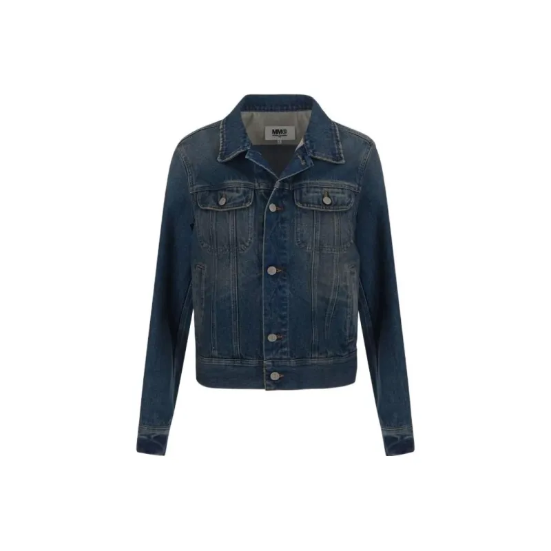 MM6 Maison Margiela Denim Jacket 'Green Cast'-0