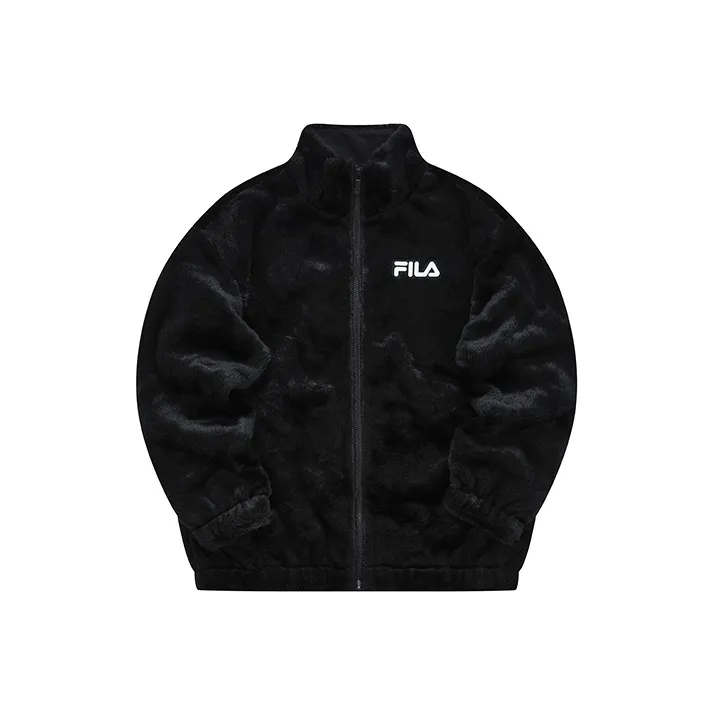 FILA FUSION Velvet Jackets Women's Pitch Black-0