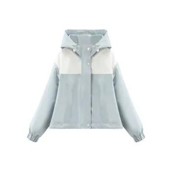 A Paradise For Awakening Cropped Coat Women's Blue