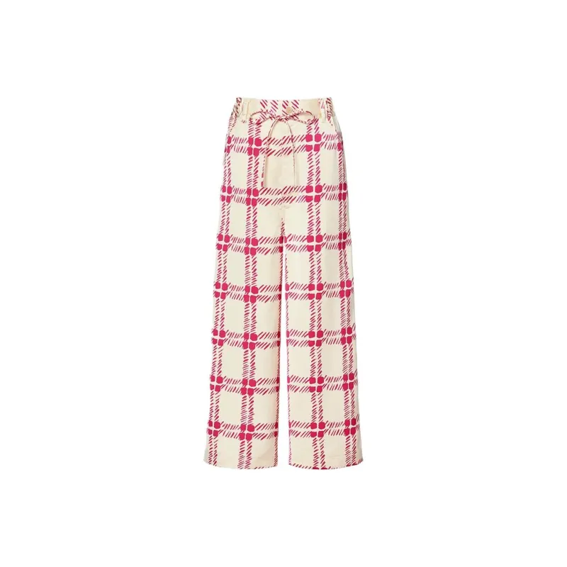 Marni X UNIQLO Marni Co-Branding Casual Pants Women's Beige-0