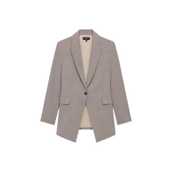 THEORY Single-Breasted Tailored Blazer
