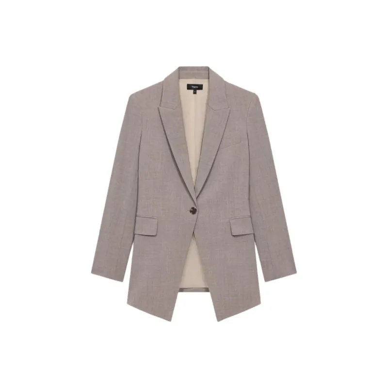 THEORY Single Breasted Tailored Blazer-0