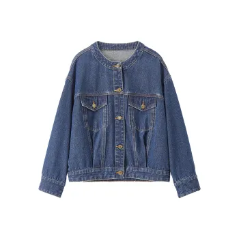 SENTUBILA Denim Jackets Women's Blue