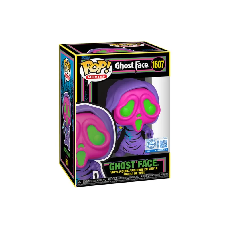Funko Screaming With Terror Ghost Face Killer Black Light Edition Chibi Figures-1