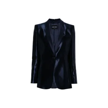 GIORGIO ARMANI Single breasted Satin Blazer
