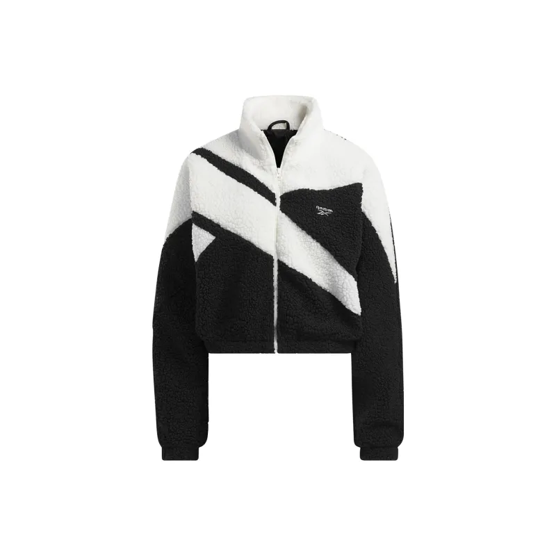 Reebok CL WINTER TRACKTOP Velvet-feel Coat Women's Black-0