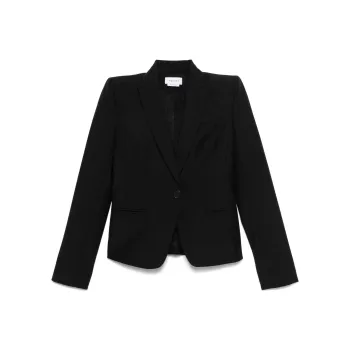 Alexander McQueen Logo charm Blazer