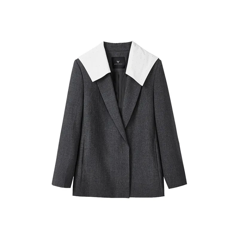 Yu Qianwen Business Suit Women's Gray-0
