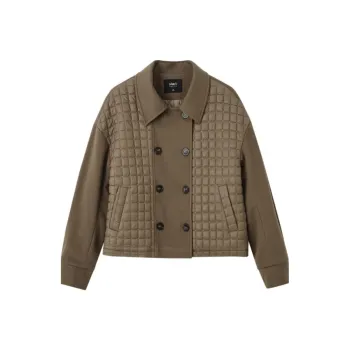 Dme Puffer Jackets Women's Milk Coffee