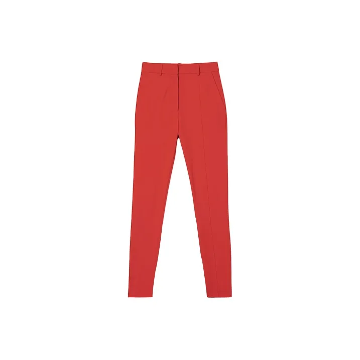 Burberry Casual Pants Women's Bright Red-0