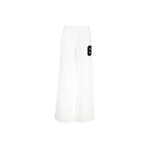 MM6 Maison Margiela Knitted Sweatpants Women's White