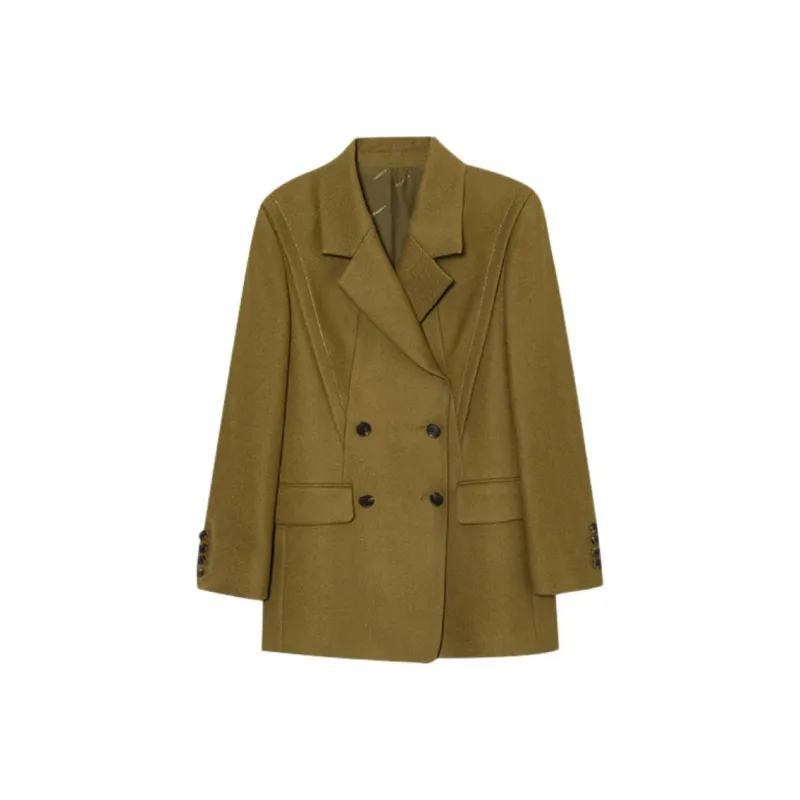 Hush Puppies Coat Women's Yellow Green-0