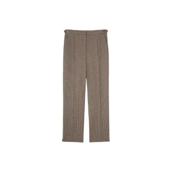 THEORY Casual Pants Women's Plaid Mixed Color