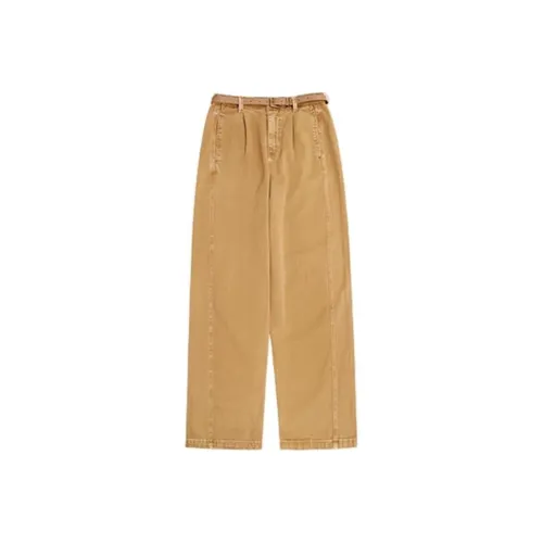 Fragment Casual Pants Women's Yellow