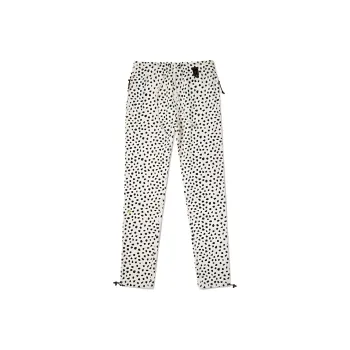 Converse Casual Pants Women's Ivory White Leopard Print Spot