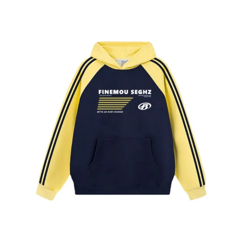 KYKW Sweatshirt Unisex Yellow & Navy Blue-0
