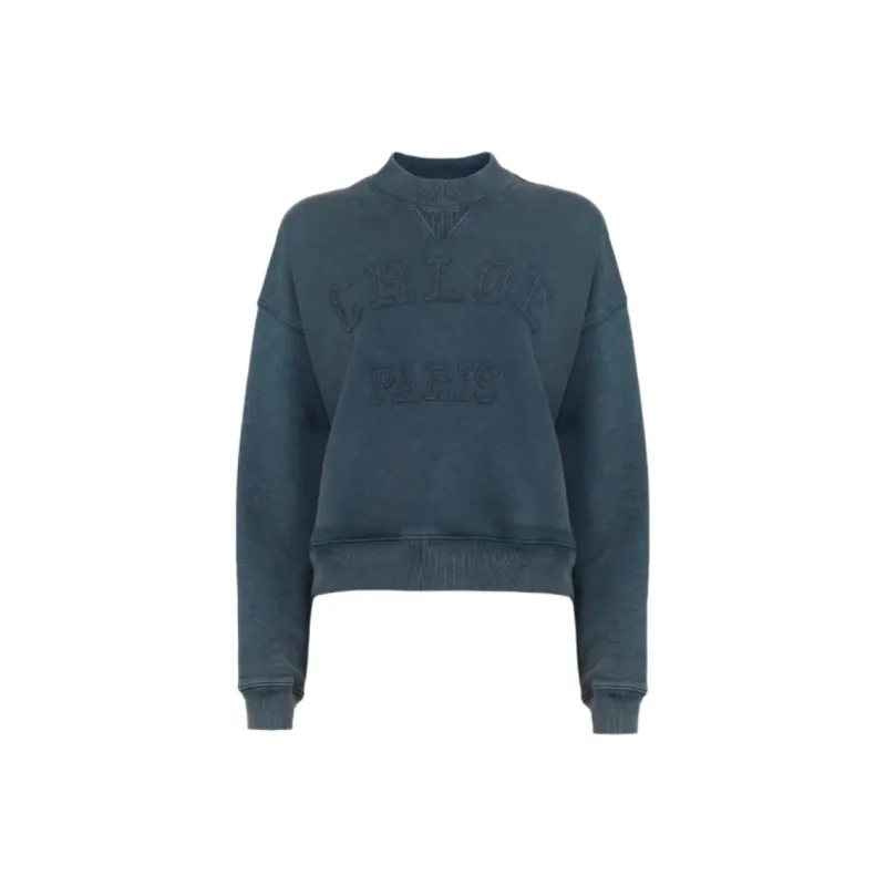 Chloé Logo Detailed Long Sleeved Sweatshirt-0