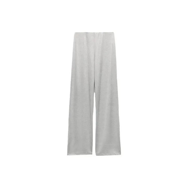 ZARA Casual Pants Women's Silver-0