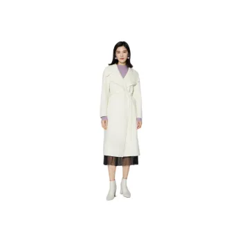 BBLLUUEE Coat Women's Crescent White