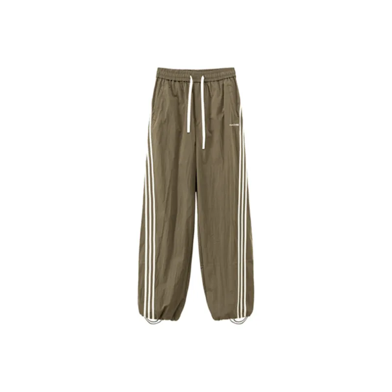 NO ONE ELSE Casual Pants Unisex Gray Pink-3