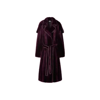 Burberry Trench Coats Women's Purple