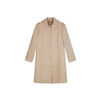 COACH SS23 Trench Coat Women's Porcelain Color