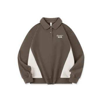 QIAODAN Sports Life Collection Sweatshirt Women's Partridge Color/Cream White