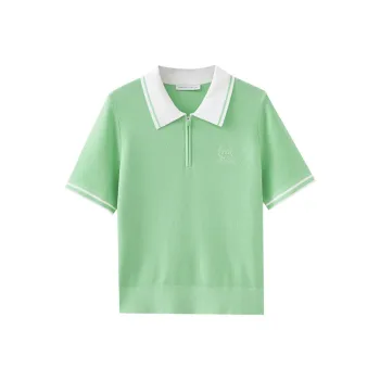 SHUIYUNJIAN Knitwear Women's Pea Yarn Green