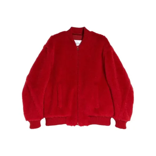 MaxMara Cropped Coats Women's Red