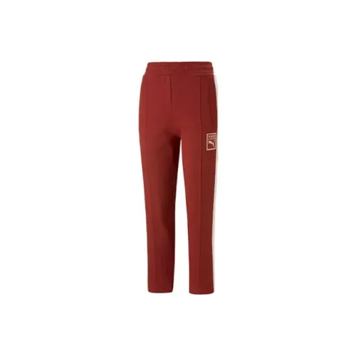 Vogue X PUMA Knitted Sweatpants Women's Red