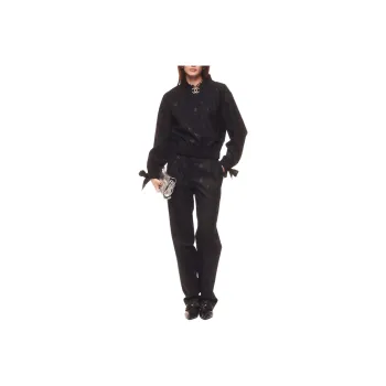 CHANEL 24 New Spring And Summer Arrivals Casual Pants Women's Black
