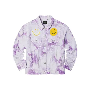 Lee x SMILEY Denim Jacket Women's Purple Pink