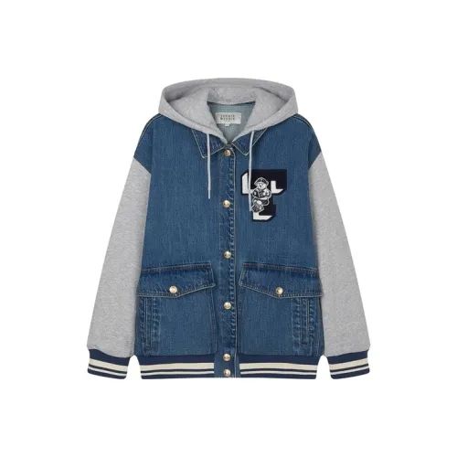 Teenie Weenie Cropped Coats Women's Medium Blue