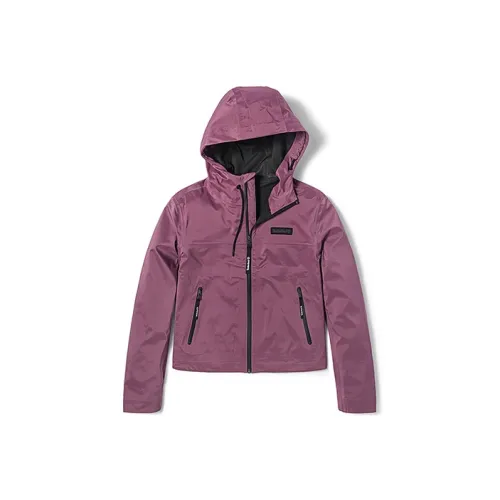 Timberland Cropped Coats Women's Grape Milkshake Color