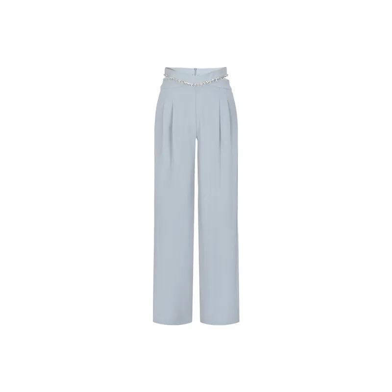 XANDRA Casual Pants Women's Light Blue-0