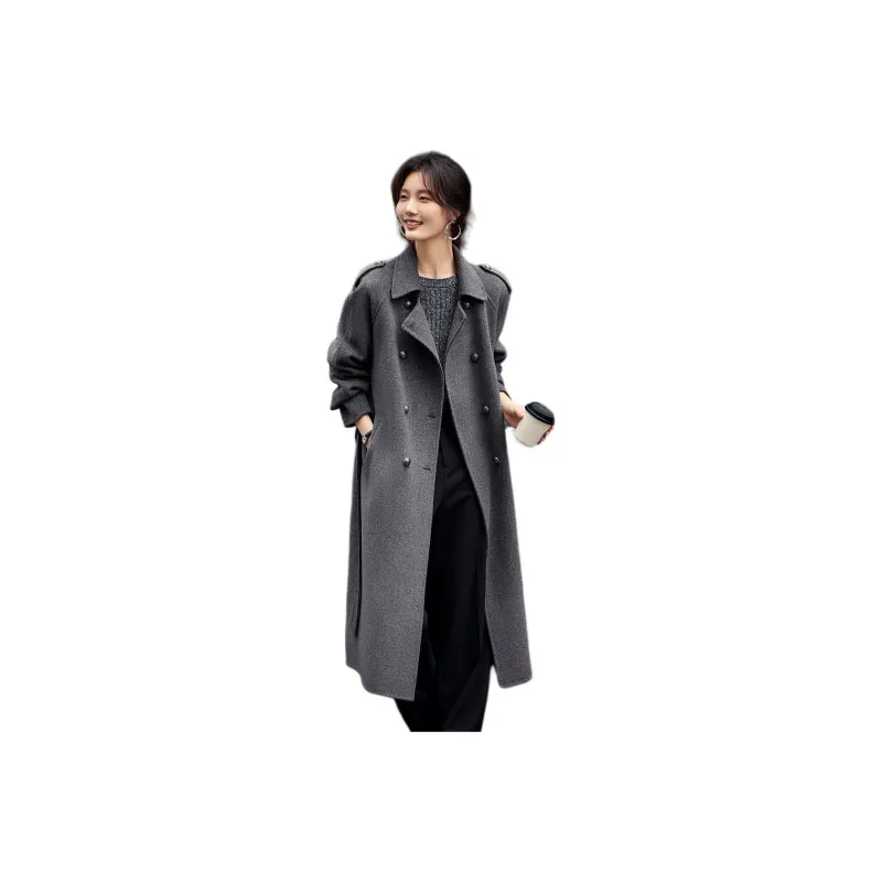 XWI Coat Women's Dark Brown Gray-0